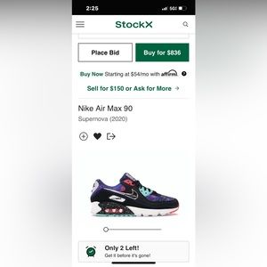 SUPER RARE Nike Air Max 90 Supernova 2020 Size 13